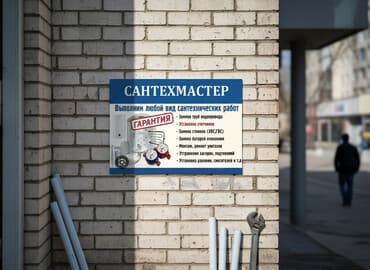 Монтаж и замена сантехники Больше 6 лет опыта