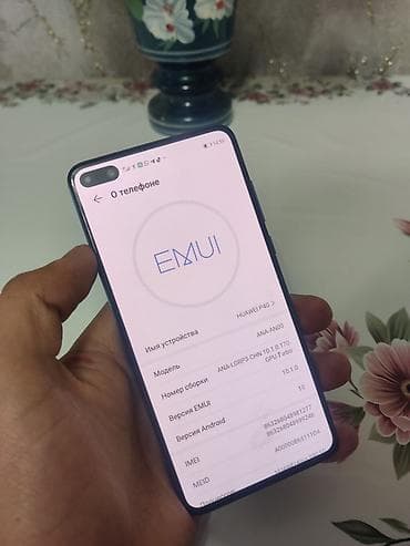 микрафон для студии: Huawei P40 4G, Б/у, 128 ГБ, цвет - Синий, 1 SIM — 5