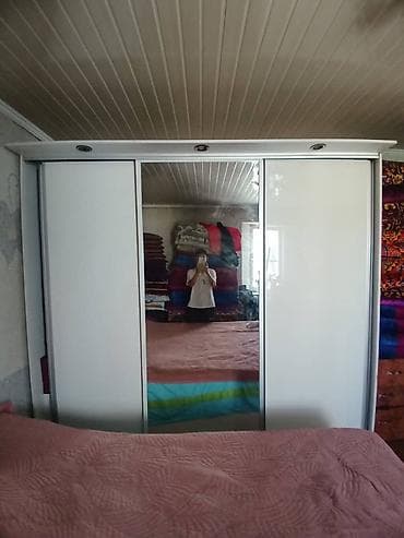 Спальные гарнитуры: Спальный гарнитур, Двуспальная кровать, Дерево, цвет - Белый — 1