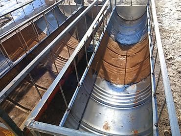 Аквариумы: Кормушка для КРС/овец из металлической бочки на каркасе Описание: - — 3