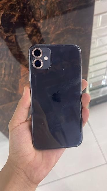 айфон телфон: IPhone 11, Б/у, 128 ГБ, Черный, 100 % — 2