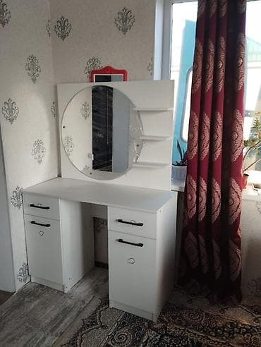 Спальные гарнитуры: Спальный гарнитур, Новый, Шкаф, Кыргызстан, цвет - Белый — 3