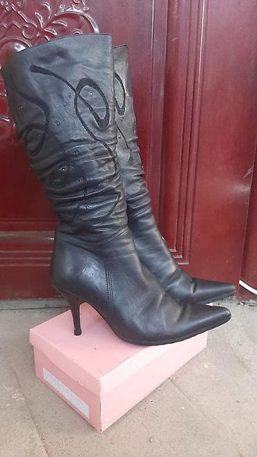 сапоги 32: Обуви 37-38 разм.Лето и зима — 6
