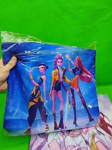 сумка вязаная: Сумка шоппер Кей-поп K-Pop на молнии в ассортименте👜 Комплектация — 8