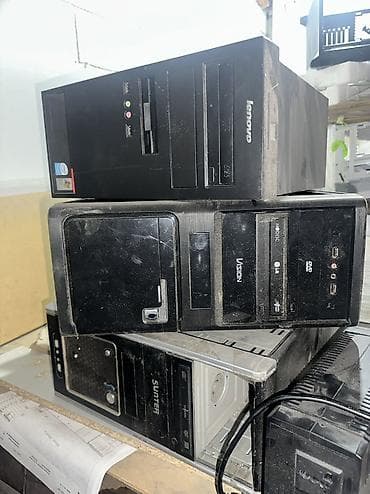 Системные блоки формата mATX/ATX (несколько штук) — на базе старших