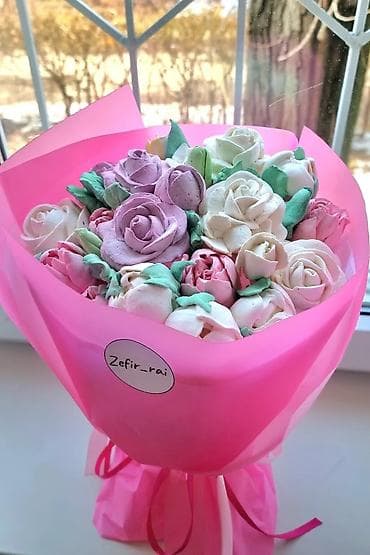 жареный марожный: 🌸✨ Удивите своих близких вкусом и красотой! ✨🌸 Я — зефирный флорист — — 7