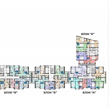 2 комнаты, 61 м², Кок-Жар мкр Элитка, 2 этаж, ПСО (под самоотделку) — 8