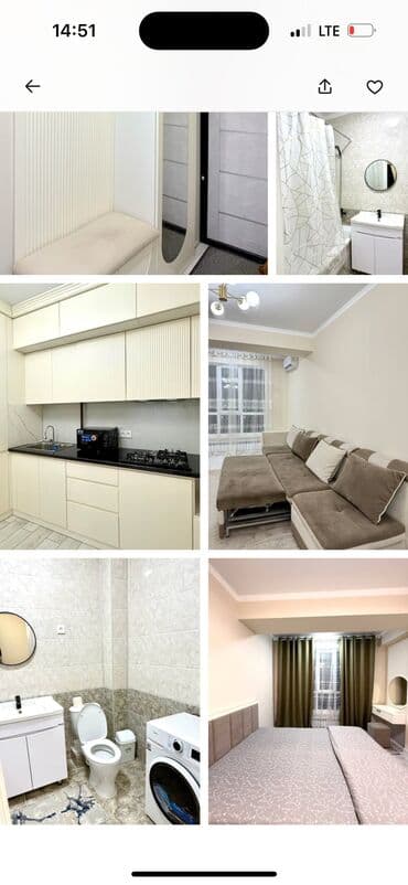 сдам частный дом без хозяина в бишкеке: 2 комнаты, 52 м², Дизайнерский ремонт — 2