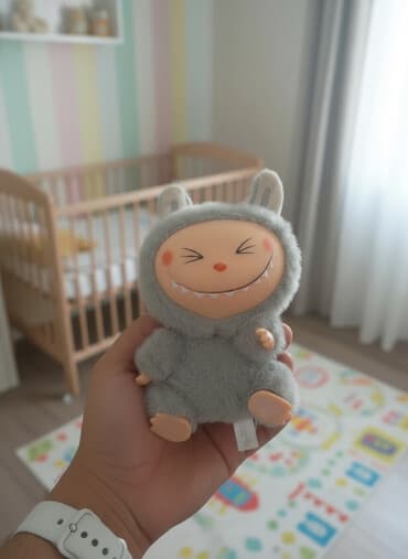 Брелок, Текстиль, Новый, Унисекс, цвет - Розовый