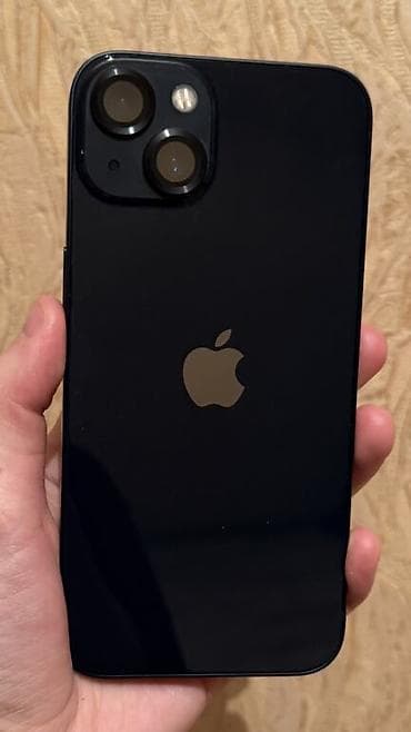 IPhone 13, Б/у, 128 ГБ, Черный, Зарядное устройство, Защитное стекло, Чехол, 83 %