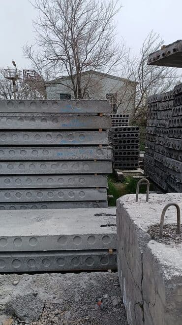 южный магистраль: ПК-Плиты перекрытия (пустотные). ПК: размерлери 2м 50см ден баштап 6м — 3