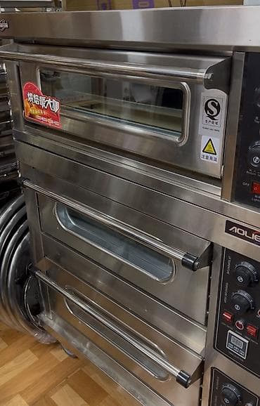 пекарный духовка: Пекарская электрическая духовая печь с тремя независимыми камерами - — 3