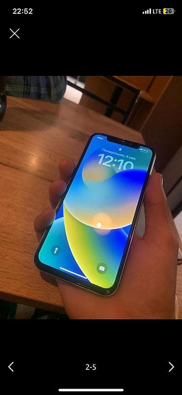 iphone x каропка: IPhone X, Б/у, 64 ГБ, Белый, 76 % — 2