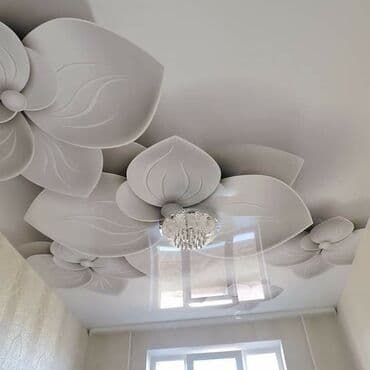 готовый домик: Натяжной потолок Матовое, Глянцевое, 3D потолки Гарантия, Бесплатная консультация, Бесплатный замер — 6