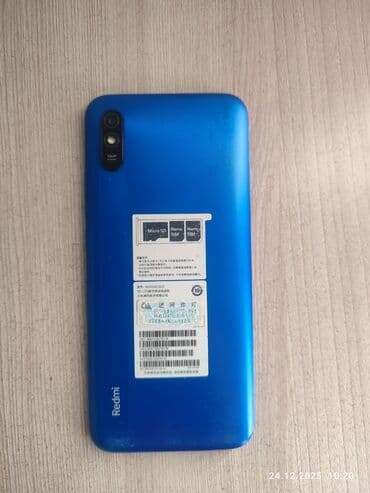 ми 9 а: Redmi, Redmi 9A, Б/у, 64 ГБ, цвет - Синий, 1 SIM, 2 SIM — 1