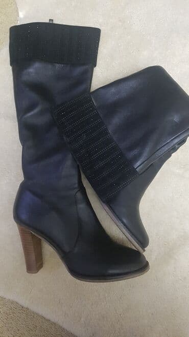 купить рабочие сапоги с утеплителем: Сапоги, 38, Kadandier, Новый, цвет - Черный, Бесплатная доставка — 8