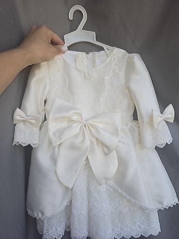 женские кофта: Детское платье, цвет - Белый — 1