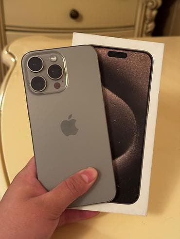 Техника и электроника: IPhone 15 Pro Max, Б/у — 1