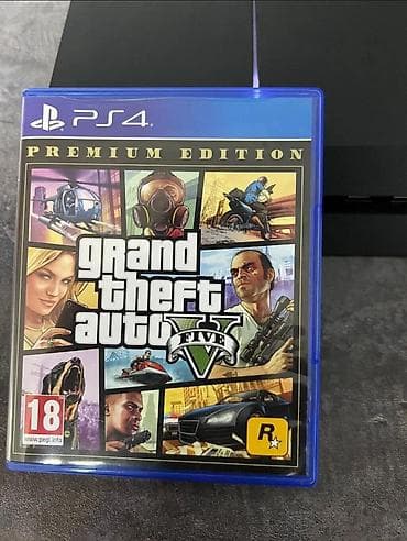 Видеоигры и приставки: Срочно деньги нужны Игровой набор PlayStation 4 (PS4) с игрой GTA V — 3