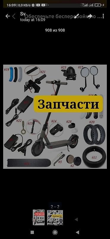 скутер ош: Электр самокат, Колдонулган — 2