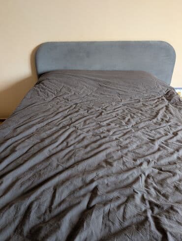 Столы: Двуспальная кровать, Б/у, С матрасом, длина - 200 см — 5