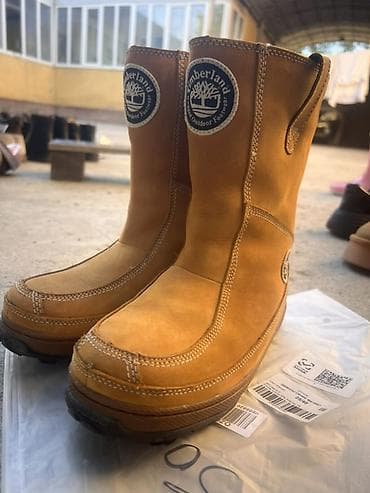 Сапоги, 39, 38.5, Timberland, Б/у, цвет - Желтый