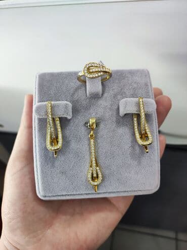 свадебные платья от производителя: Набор украшений, Проба 925, Женские, Новый — 1