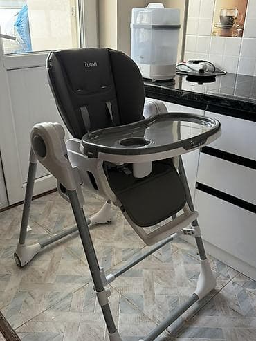 small table: Стульчик для кормления, Другой бренд, Другой вид, цвет - Серый, Самовывоз — 1