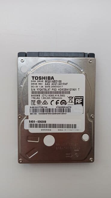 жесткий диск для ноутбука hdd: Накопитель, Б/у, HDD — 1