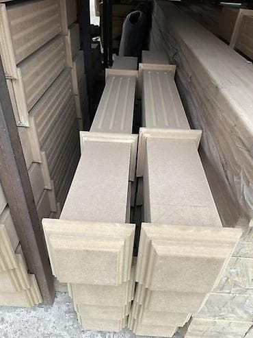 Опорные столбы для лестниц: МДФ Стойка для лестниц - Материал: МДФ высокой плотности. - Форма — 1