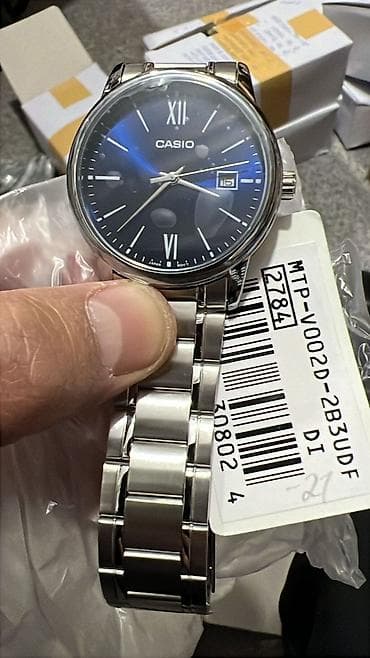 CASIO MTP-V002D-2B3UDF — классические кварцевые наручные часы. -