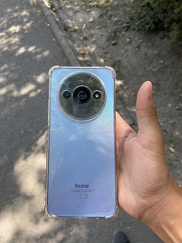 микрофон для компа: Redmi, Redmi A3x, Б/у, 128 ГБ, цвет - Голубой, 2 SIM — 1