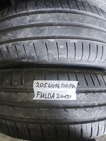 vossen 16: Шины 205 / 60 / R 16, Лето, Б/у, Пара, Легковые, Fulda — 1