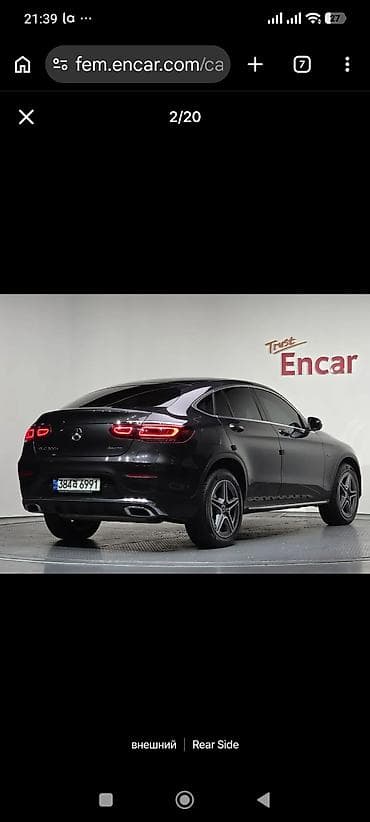 Mercedes-Benz GLC Coupe: 2021 г., 2 л, Автомат, Гибрид, Купе — 3