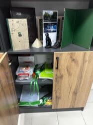 фотографии офисной мебели: Комплект офисной мебели, Диван, Металл, цвет - Черный — 12