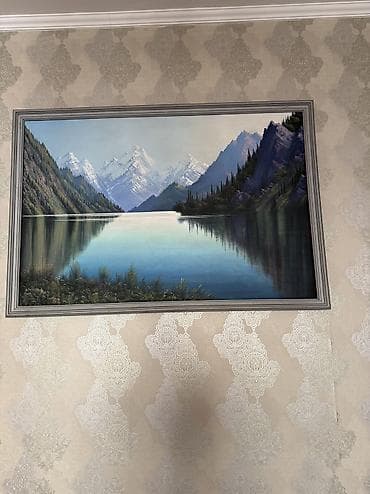 двер бишкек: Картина Озеро Сары-Челек — 2