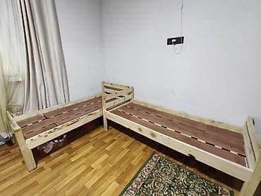 sofa bed: Односпальная кровать, Б/у, Каркас без матраса, длина - 175 см — 1