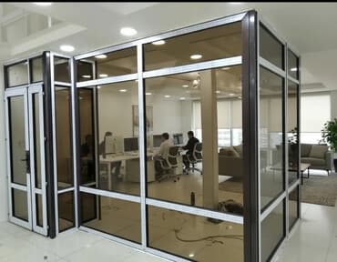 гибкие панели для стен: На заказ Каркасная перегородка, Для офиса — 1