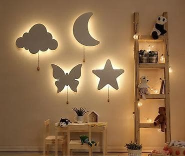 светильник для спальни: Продаются Детские настенные светильники-ночники с подсветкой по — 1