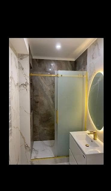 двер для душа: Изготовление и монтаж стеклянных душевых ограждений под размер - — 8