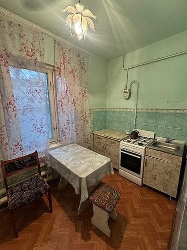 58: 1 комната, 34 м², Аламедин-1 мкр 105 серия, 1 этаж, Старый ремонт — 1