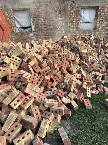 стекло кирпич: Пустотелый, дырчатый, Жженый кирпич, Полублок, 250×120×90 — 8