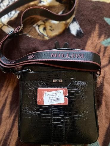 барсетки б у: Барсетка BUTUN - Материал: натуральная кожа с фактурой под крокодила — 1