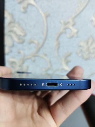 купить процессор: IPhone 12, Б/у, 128 ГБ, Синий, Защитное стекло, Чехол, Коробка, 75 % — 4