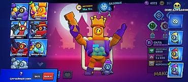 открытый: Аккаунт Brawl Stars с прокачанными бойцами и эксклюзивными скинами — 7