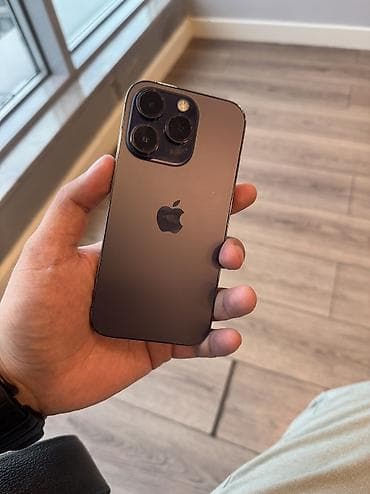 appl x: IPhone 14 Pro, Б/у, 512 ГБ, Deep Purple, Защитное стекло, Чехол, Кабель, 100 % — 1