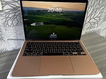 Ноутбуки Apple (MacBook): Apple MacBook Air 13", цвет Gold (золотой) -Apple M1 (8-ядерный — 1