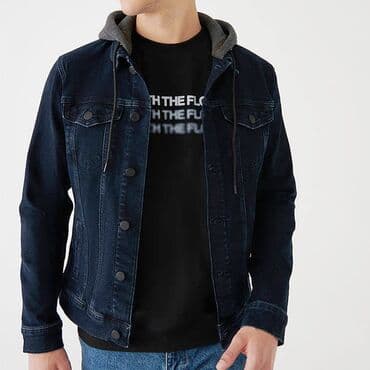 брендовые мужские спортивные костюмы из турции: Джинсовая куртка размер М, производство Турция В отличном — 5