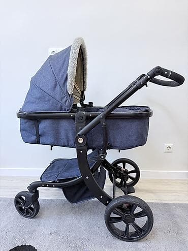 автолюлька nania: Продаётся коляска с автокреслом в отличном состоянии. Тёмно-синего — 3