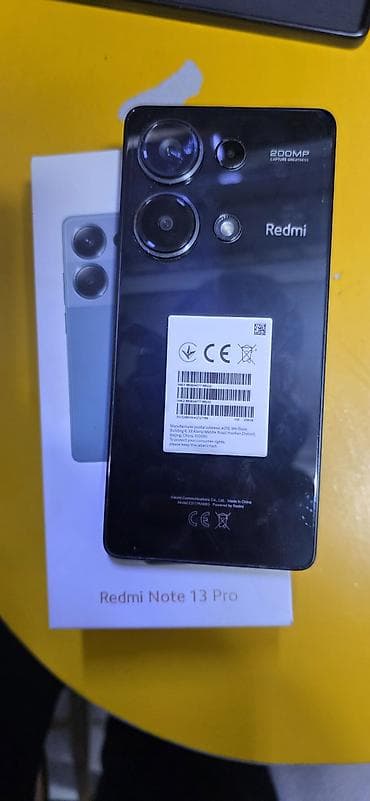 iphone13pro max: Redmi, Redmi Note 13 Pro, Б/у, 256 ГБ, цвет - Черный, 2 SIM — 1